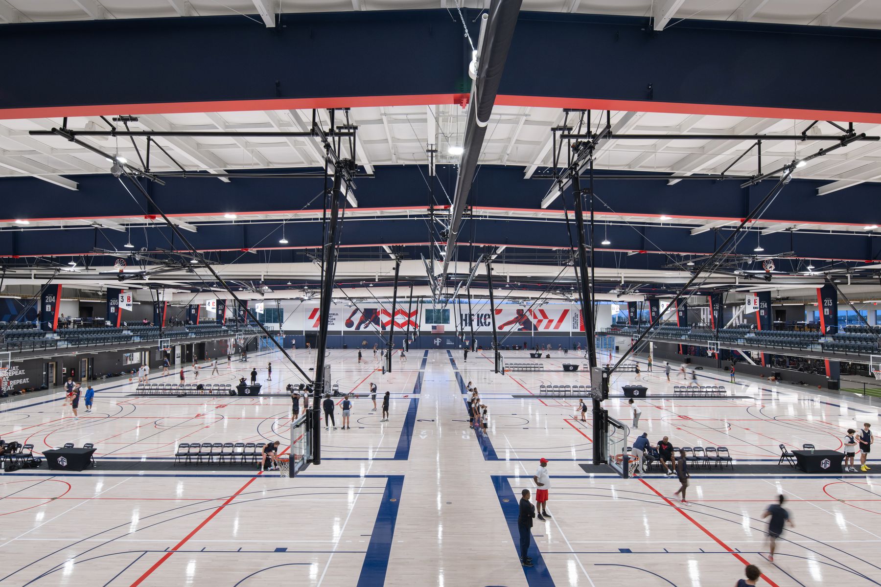 Full court view of Homefield
