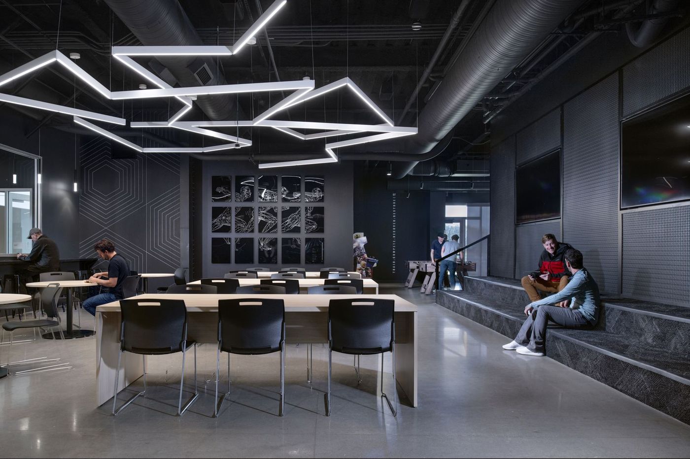 Player lounge area